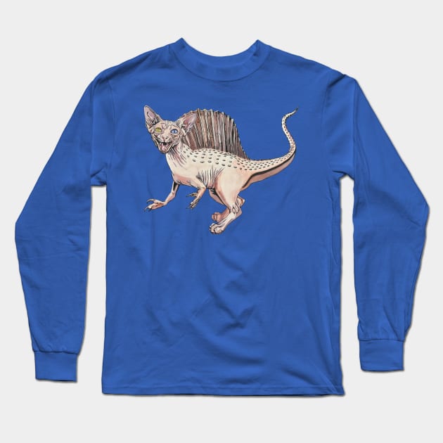 Spinosaurus Sphynx Long Sleeve T-Shirt by RaLiz